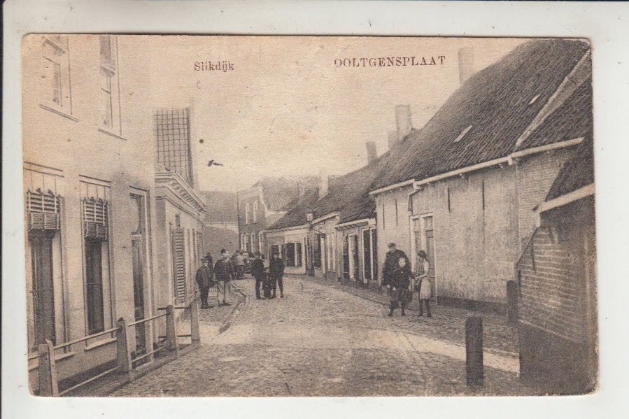 Ooltgensplaat, Slikdijk, Verzamelen, Ophalen of Verzenden, Voor 1920, Gelopen, Zuid-Holland