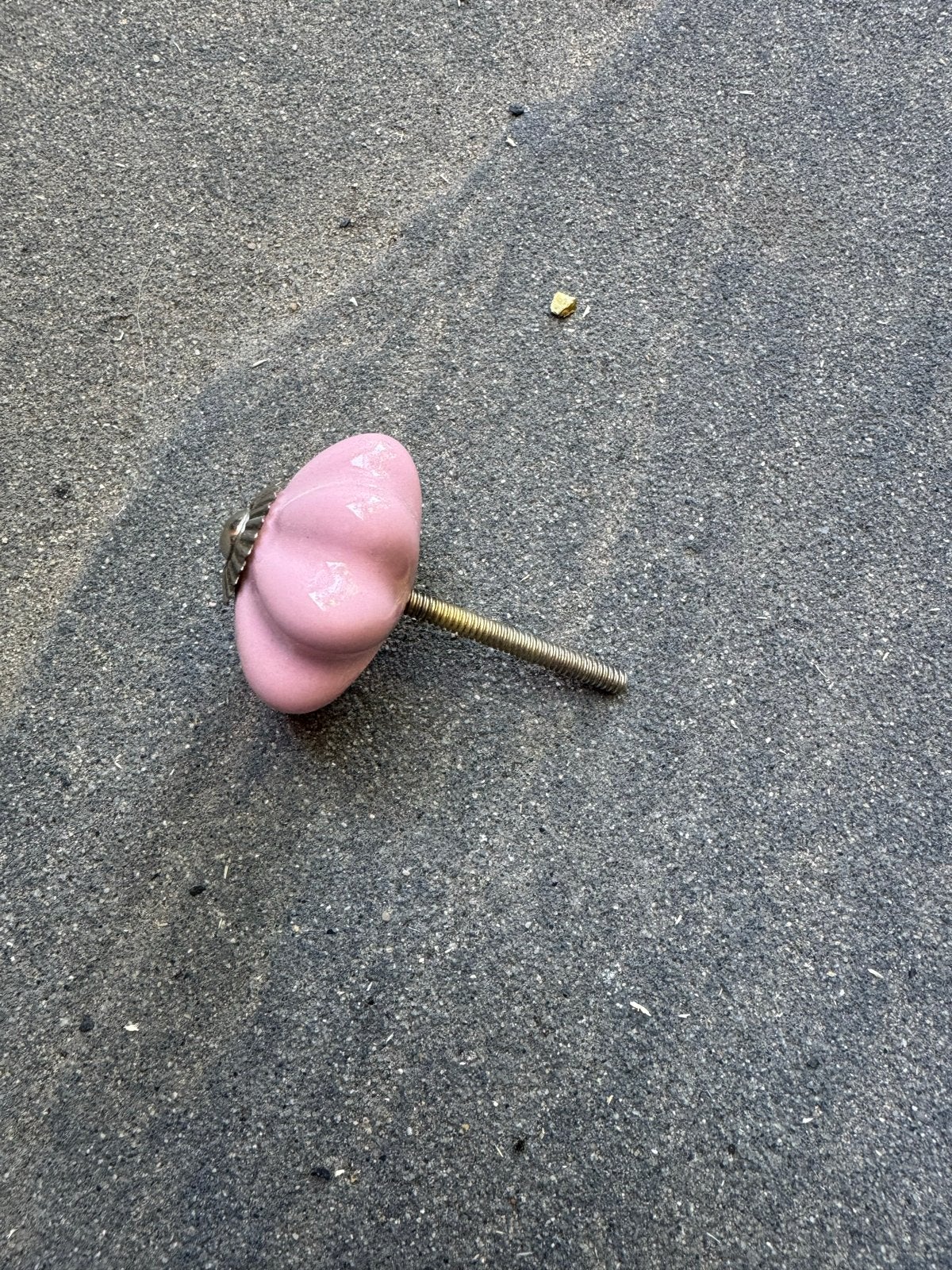 Set van 4 roze en blauwe bloemvormige kastknoppen, Ophalen of Verzenden, Zo goed als nieuw