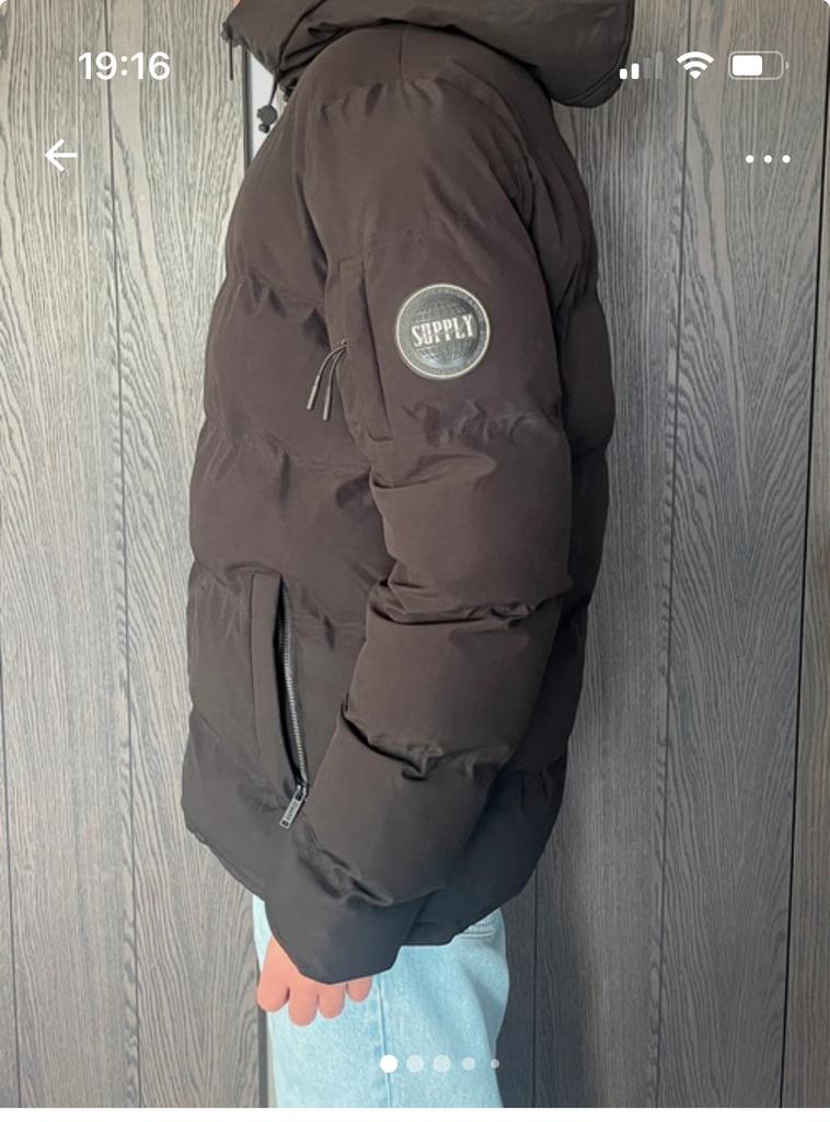 Te koop: winterjas Supply and Demand mt M, Ophalen of Verzenden, Zo goed als nieuw, Blauw