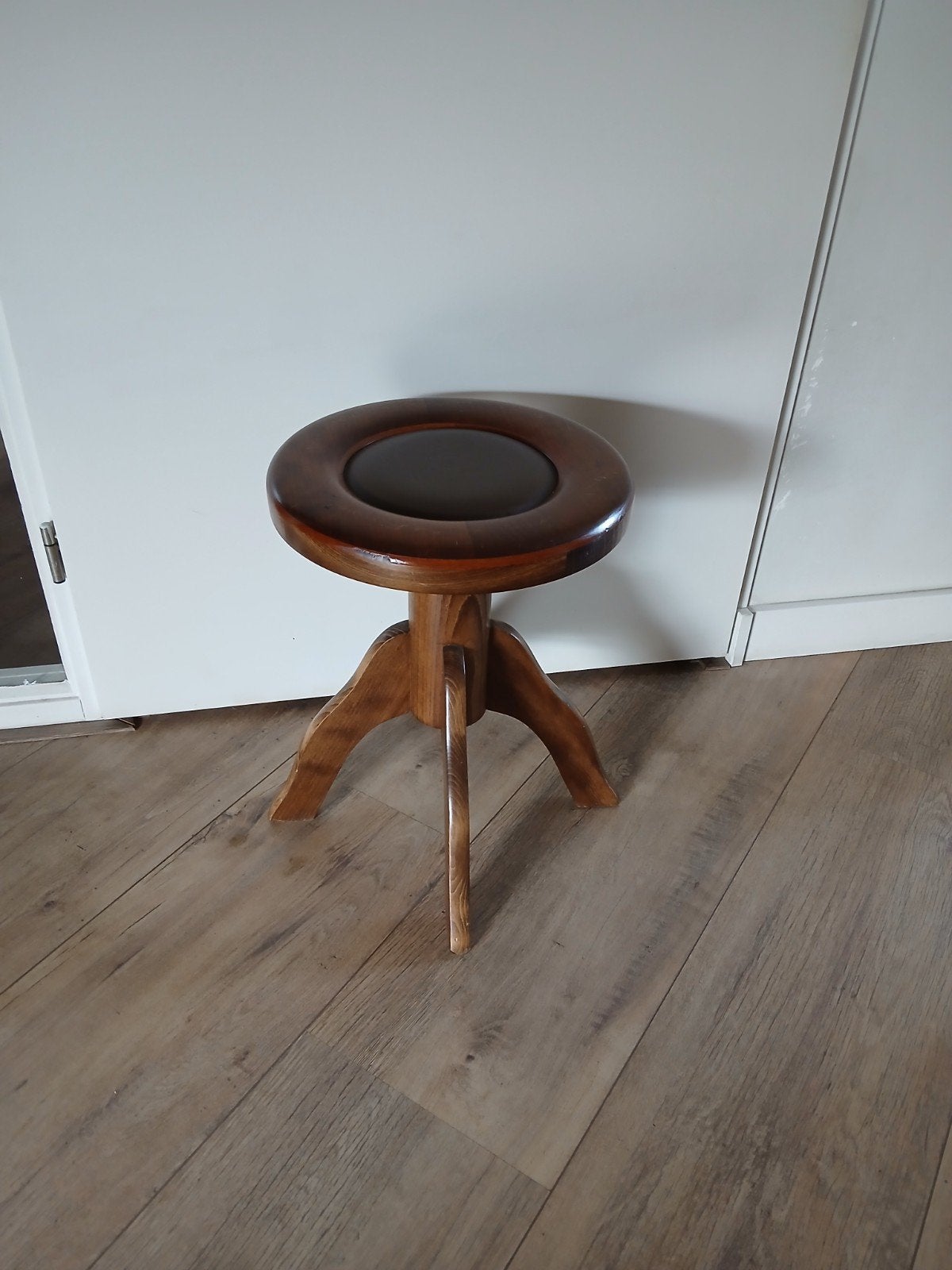 vintage oude piano kruk, Ophalen of Verzenden, Gebruikt, Hout