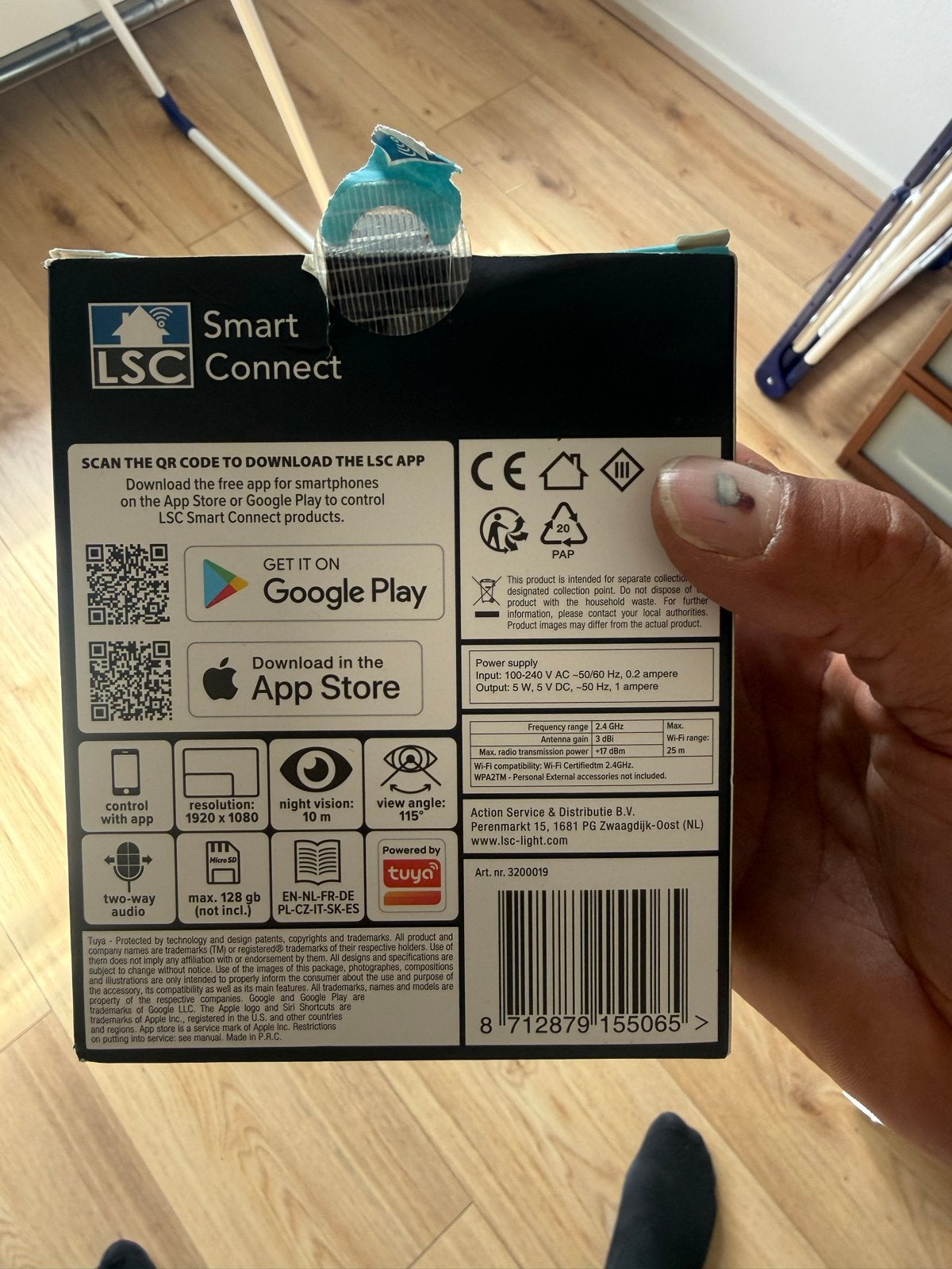 LSC Smart Connect Indoor IP Camera 1080p HD Wifi, Ophalen, Zo goed als nieuw, Binnencamera