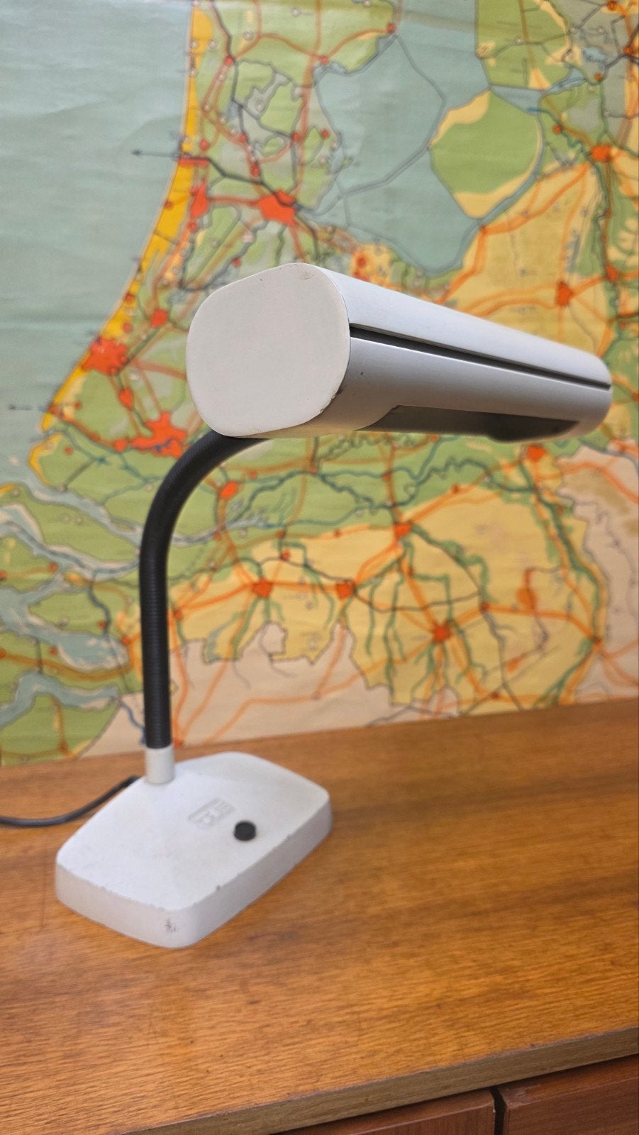 vintage bureaulamp / retro atelierlamp, Ophalen, Huis en Inrichting