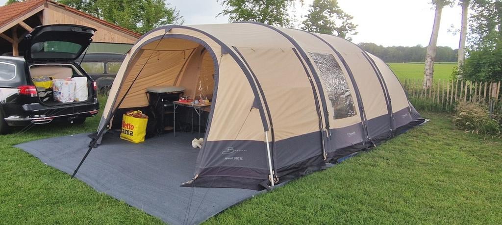 Bardani Airwolf 380 TC Tent met Saris Bagagewagen, Ophalen