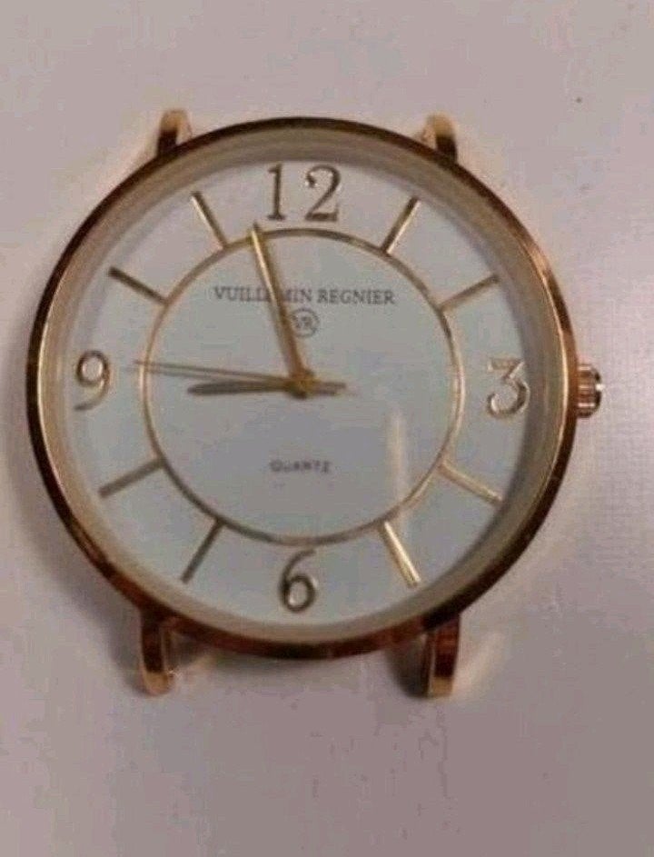 Vuillemin Regnier horloge., Ophalen of Verzenden, Zo goed als nieuw, Leer, Overige merken