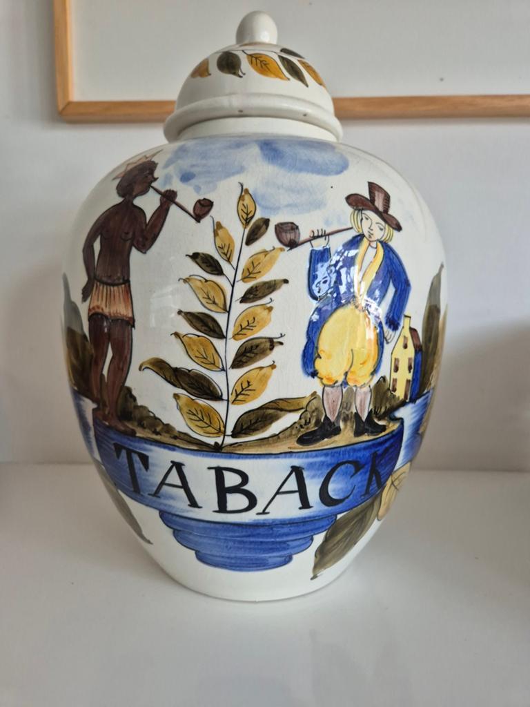 Vintage tabakspot aardewerk, Ophalen of Verzenden