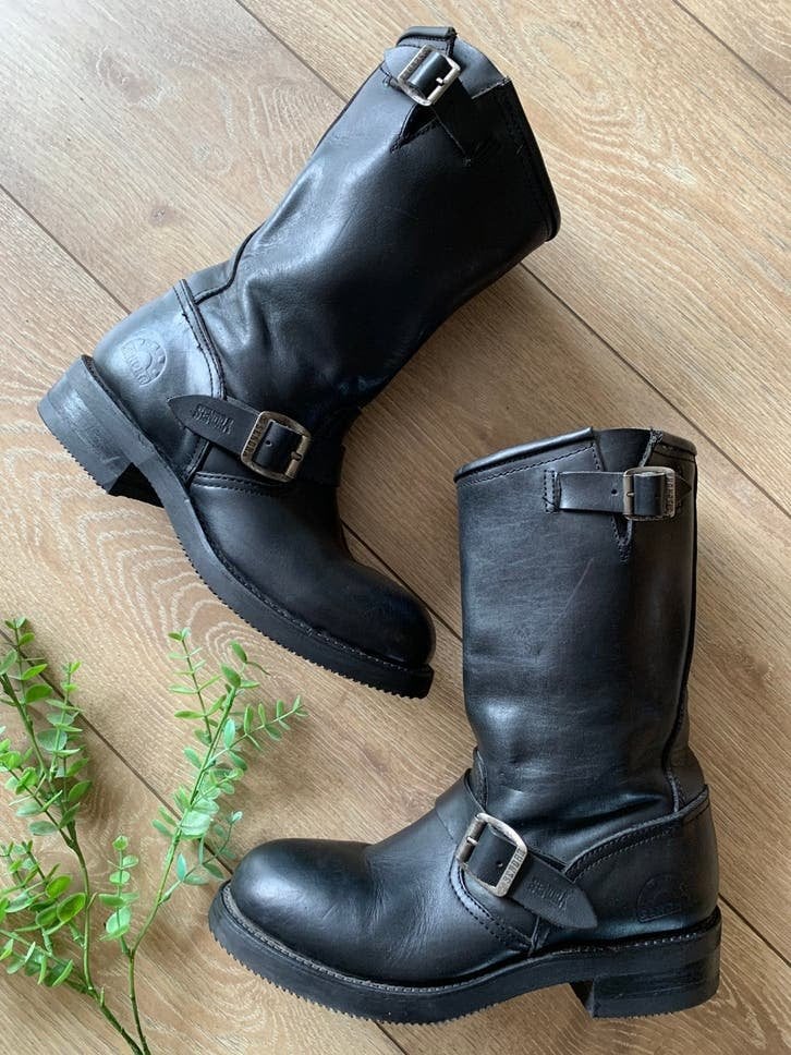 Sendra 2944 bikerboots 41 western boots cowboylaarzen, Hoge laarzen, -, Zwart, -