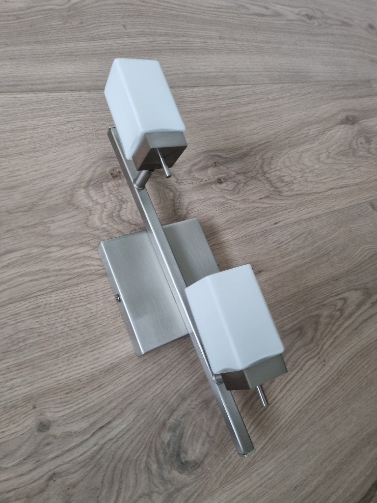 RVS  Wandlampje  ( led ), Ophalen of Verzenden, Zo goed als nieuw, Zilver, Metaal