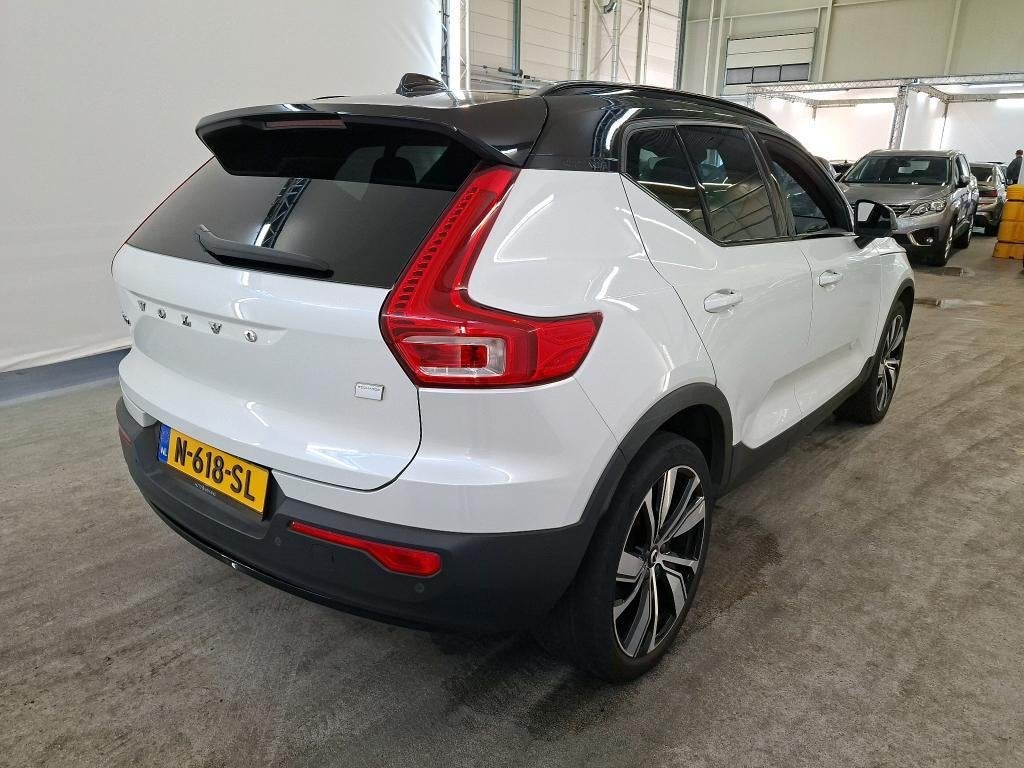 VOLVO XC40 RECHARGE CORE (93% SOH) I AUTOMAAT I TREKHAAK I P, Stof, Gebruikt, Huisgarantie, Wit