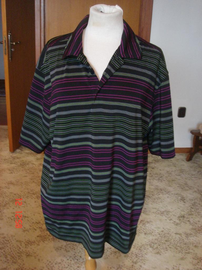 Nike polo/shirt streep mt L, Maat 52/54 (L), Overige kleuren, Nike, Ophalen of Verzenden