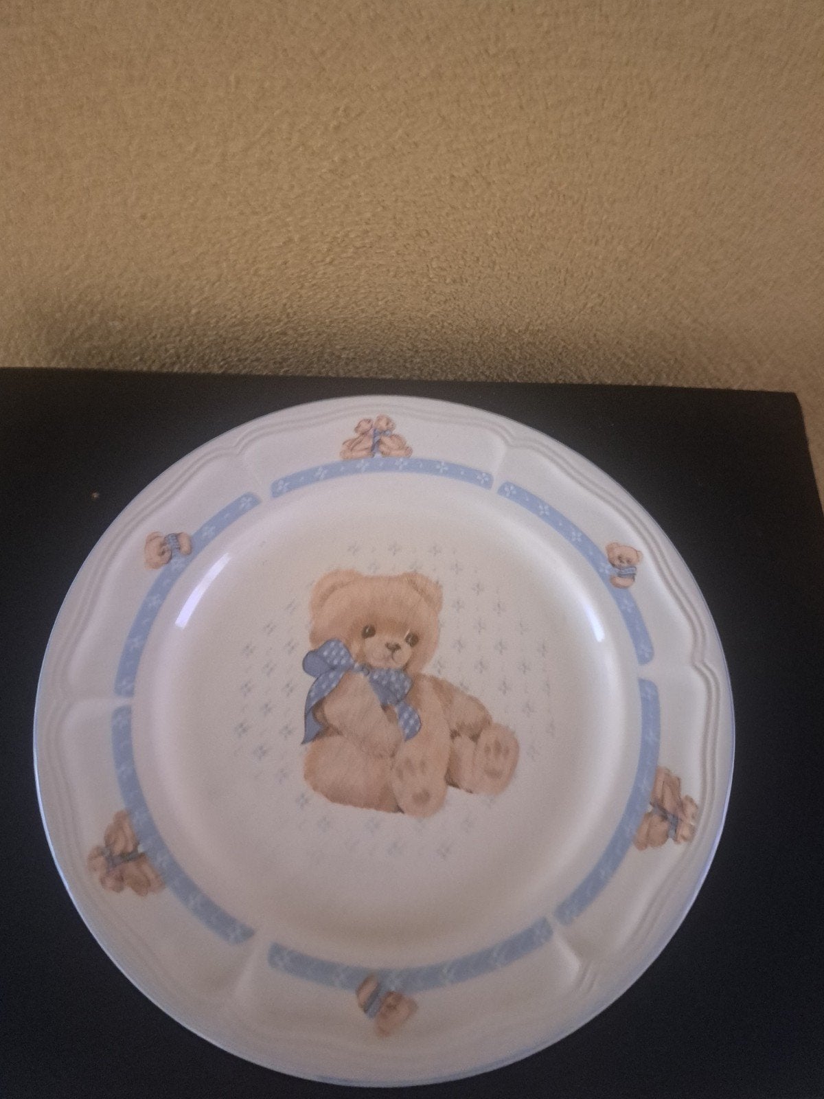 Tienshan Stoneware Country Bear bord - Ø 23 cm, Overige merken, Keramiek, Landelijk/Boerenbont, Ophalen of Verzenden