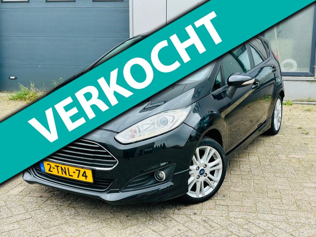 Ford Fiesta 1.0 EcoBoost 2E Eigenaar Cruise NAVI AIRCO NAP, Voorwielaandrijving, Euro 5, 101 pk, Verwarmde buitenspiegels