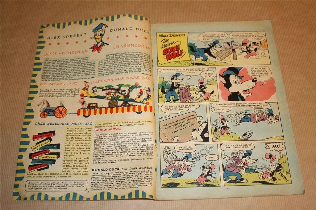 Donald Duck. No 41 - 1955., Eén stripboek, Ophalen of Verzenden, Gelezen