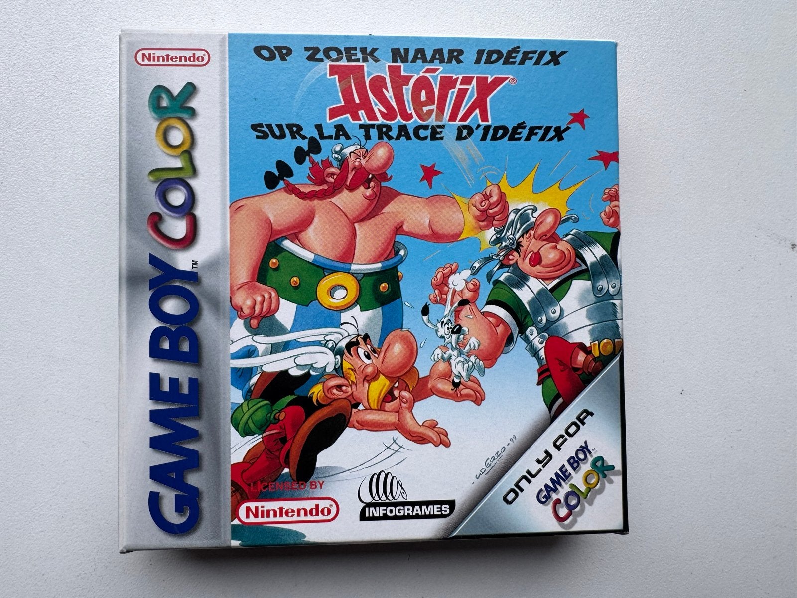 Asterix: Op Zoek Naar Idefix - Game Boy Color, 1 speler, Ophalen of Verzenden, Zo goed als nieuw, Vanaf 3 jaar