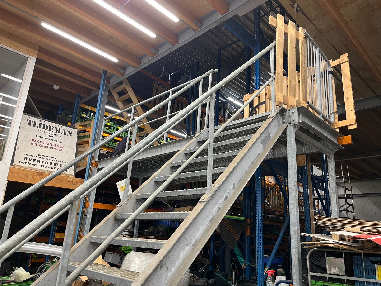 Trap plus bordes, Ophalen, Gebruikt, Trap, 2 tot 4 meter