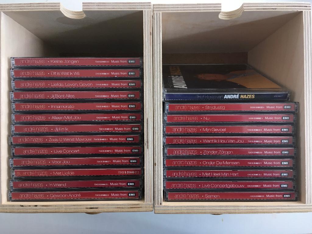 André Hazes discografie 23x, Ophalen of Verzenden, Zo goed als nieuw, Levenslied of Smartlap