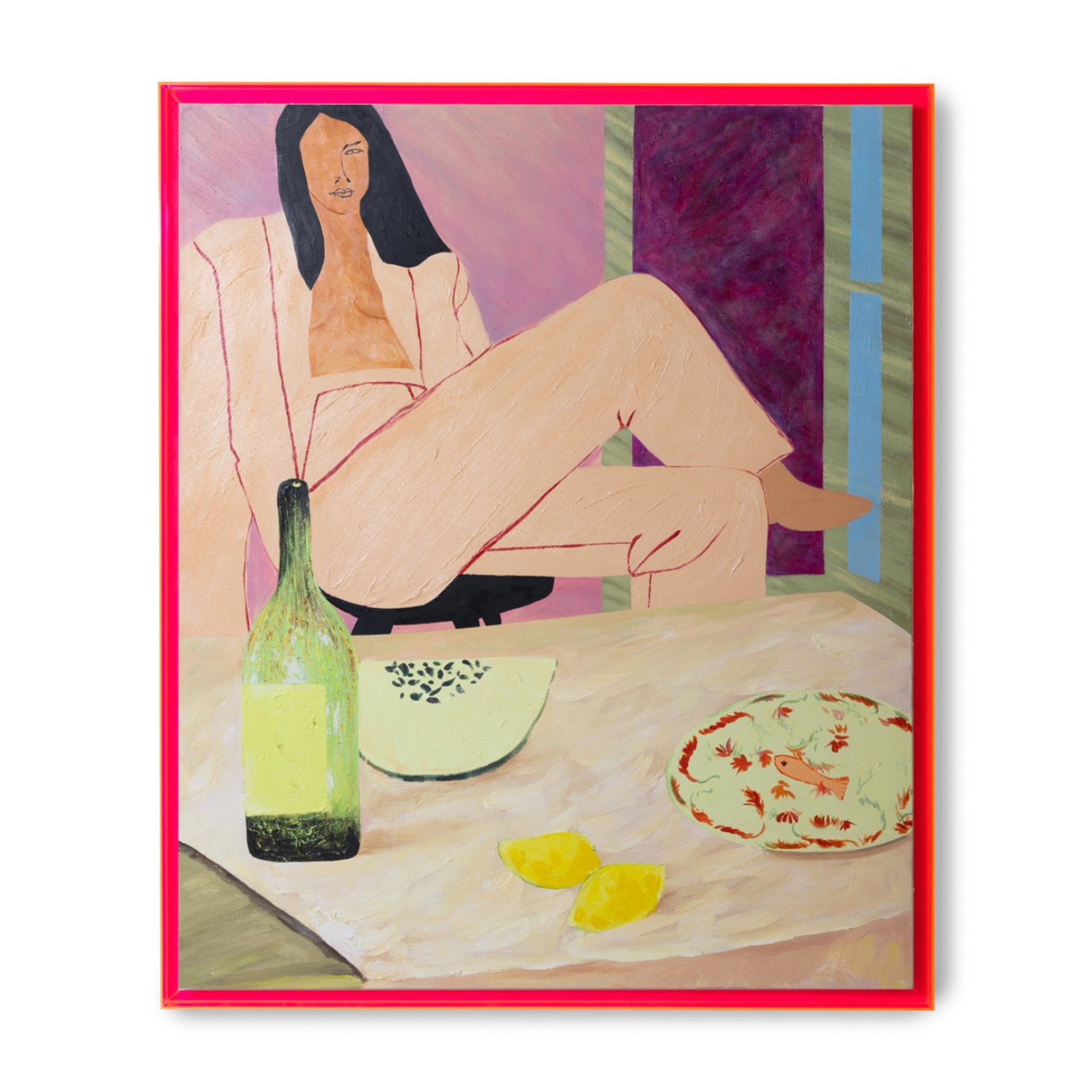 Hk living schilderij nieuw in verpakking ophaling antwerpen), Antiek en Kunst, Kunst | Schilderijen | Modern, Ophalen, Hout, Ingelijst