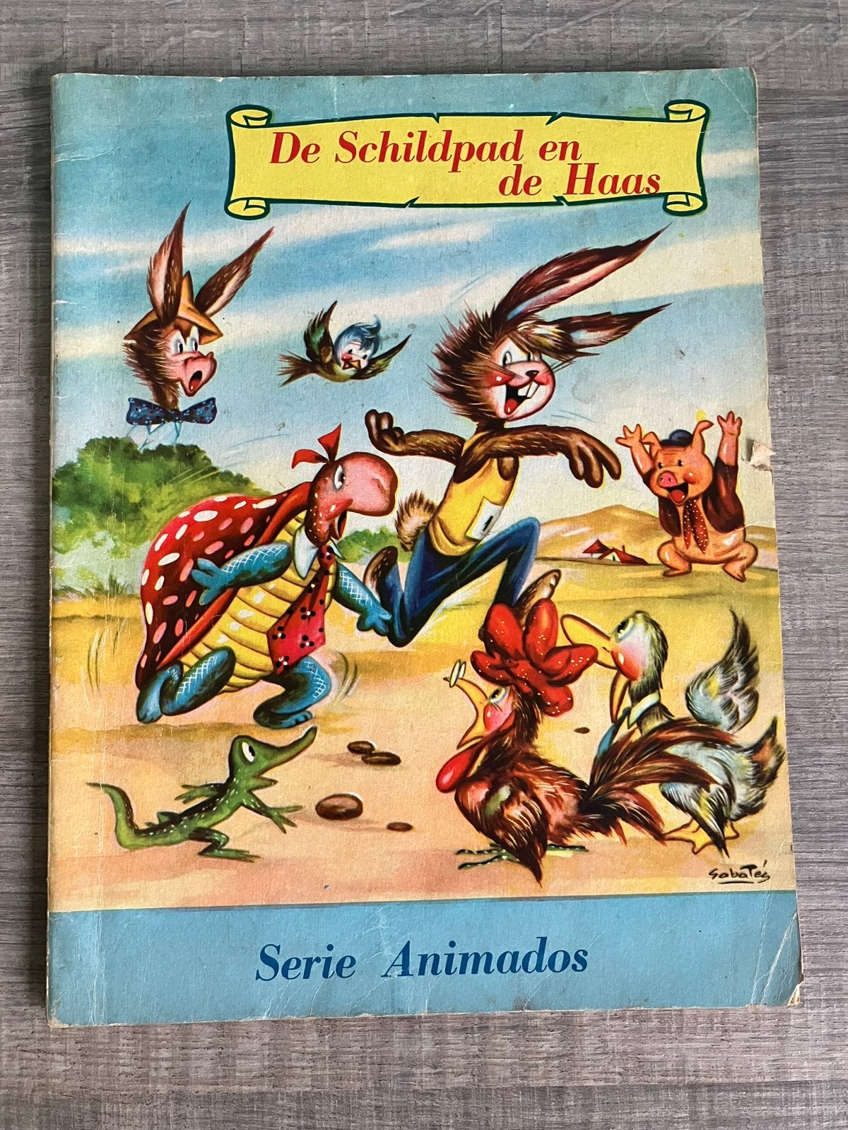De schilpad en de Haas serie Animados, Ophalen of Verzenden, Gebruikt, Beeldje of Figuurtje
