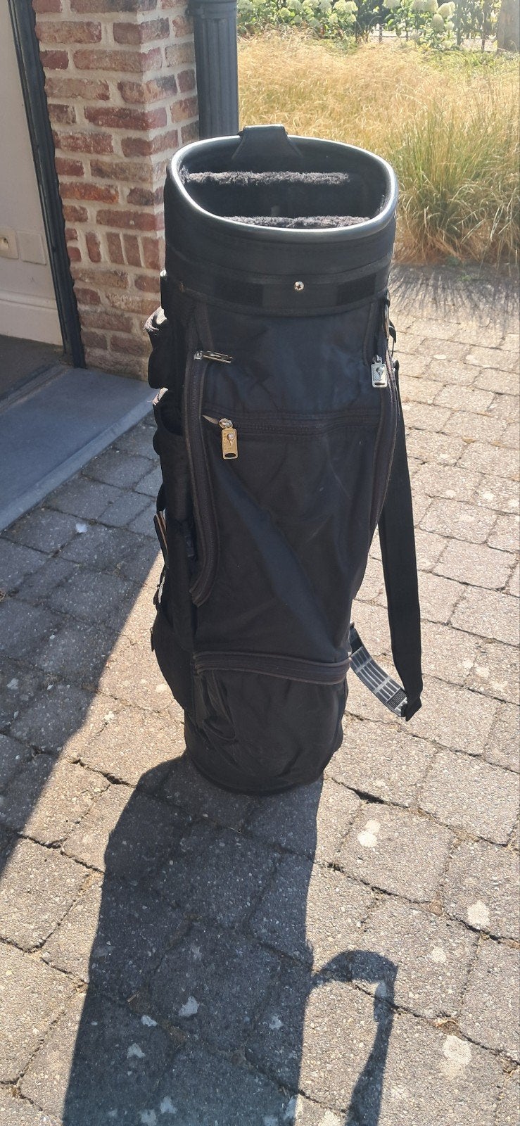 Bullettour golftas - Zwart, stevig en ruim, Ophalen, Gebruikt, Tas, Overige merken