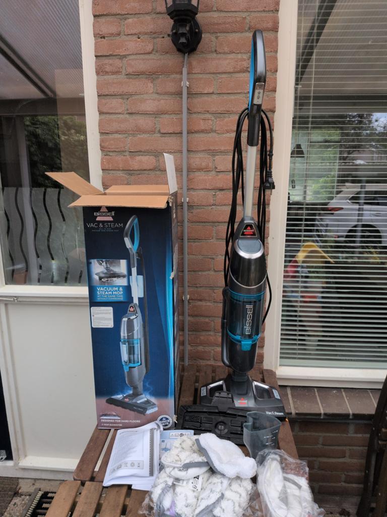 Bissell Vac & Steam Stofzuiger en Stoomreiniger in één, Combi-reiniger, Overige merken, Ophalen of Verzenden, Reservoir