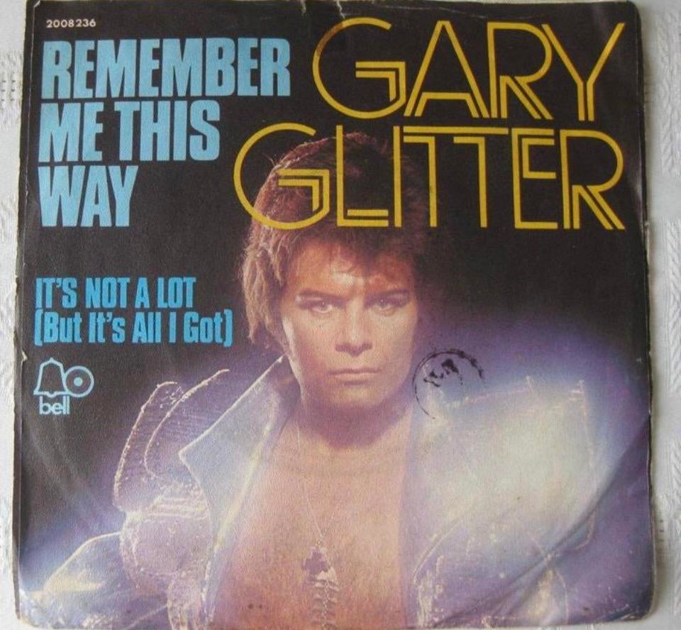 Vinyl Singeltje Gary Glitter 1974, Cd's en Dvd's, Vinyl Singles, Ophalen of Verzenden, Zo goed als nieuw, Pop