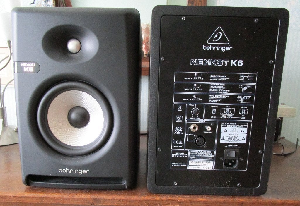 Behringer K6 Bi-Amped 6" Studio Monitor (2 stuks), Ophalen, Studiomonitor, Gebruikt, 120 tot 150 watt