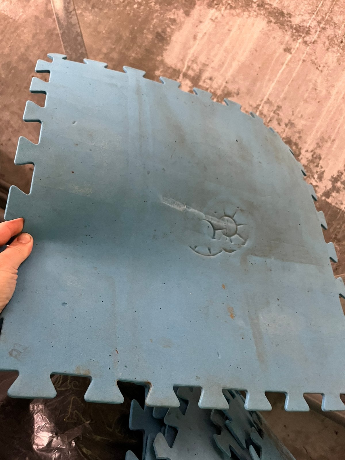 Foamtegels voor onder zwembad, Ophalen of Verzenden, Gebruikt, Grondzeil