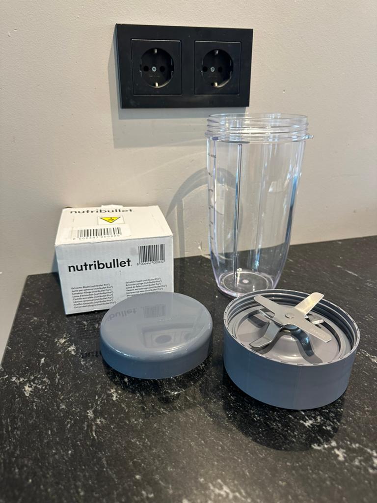 Nutribullet blendmes, beker en dop, Ophalen of Verzenden, Nieuw, Beker of Kan