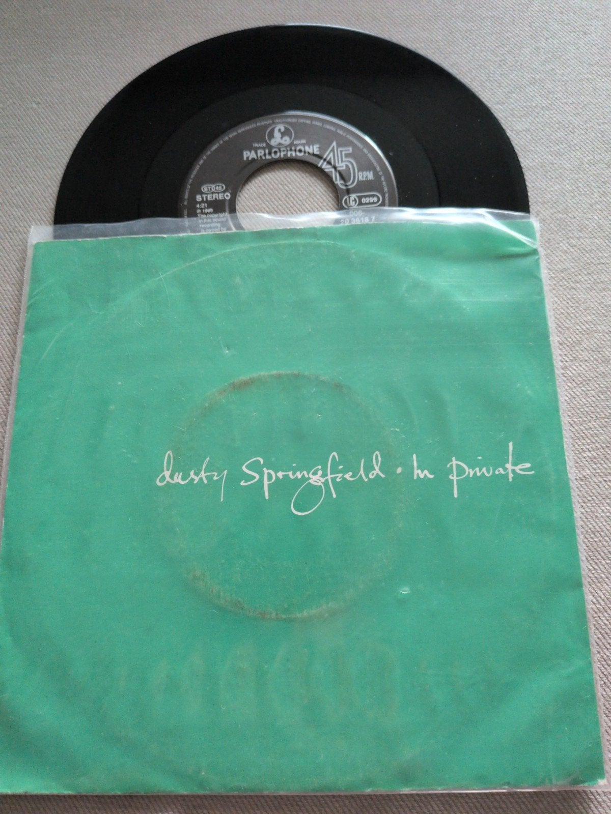 Dusty Springfield – In Private, Cd's en Dvd's, Ophalen of Verzenden, Zo goed als nieuw, 7 inch, Nederlandstalig
