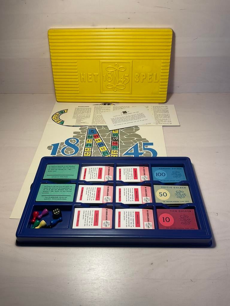 Vintage Het 1845 Spel in zeer nette staat en compleet, Ophalen of Verzenden, Zo goed als nieuw