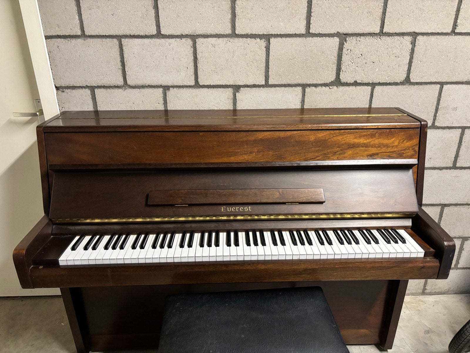 Everest Piano - Gebruikt, in goede staat, Ophalen, Gebruikt, Bruin, Piano