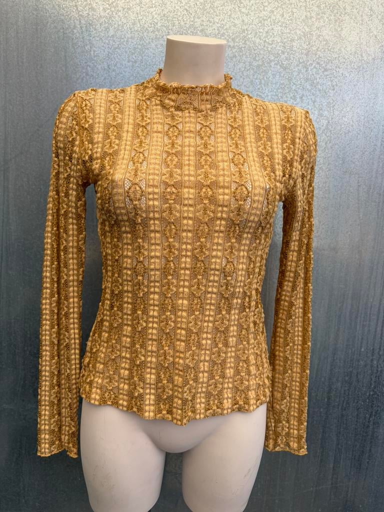 Dante6 dante 6 top saito 1 xs lace longsleeve 4 €199,95, Ophalen of Verzenden, Zo goed als nieuw, Maat 34 (XS) of kleiner, Lange mouw