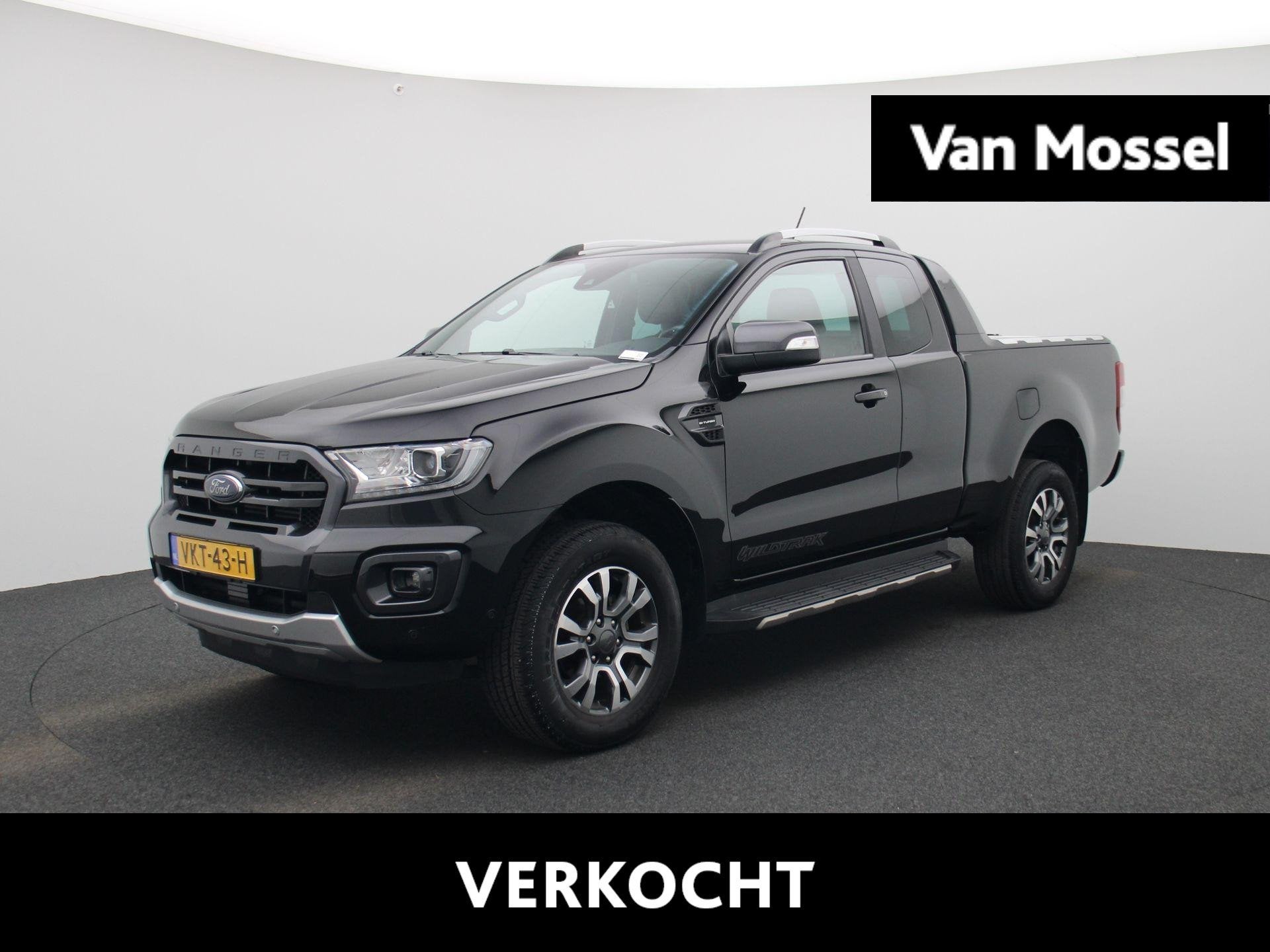 Ford Ranger 2.0 EcoBlue Wildtrak Supercab | Trekhaak | 3500K, Auto's, Ford, 12 maanden, Gebruikt, 4 cilinders, Leder en Stof