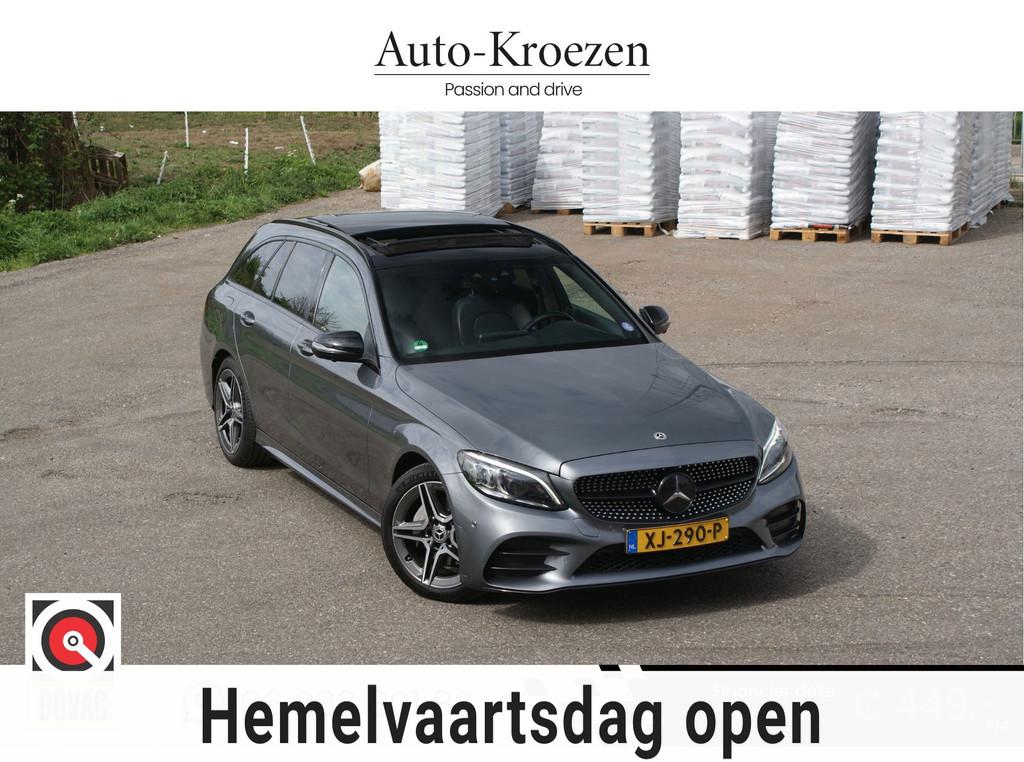 Mercedes-Benz C-klasse Estate 180 ///AMG Pakket | Pano | 360, Automaat, 84 €/maand, 750 kg, Automatische klimaatregeling