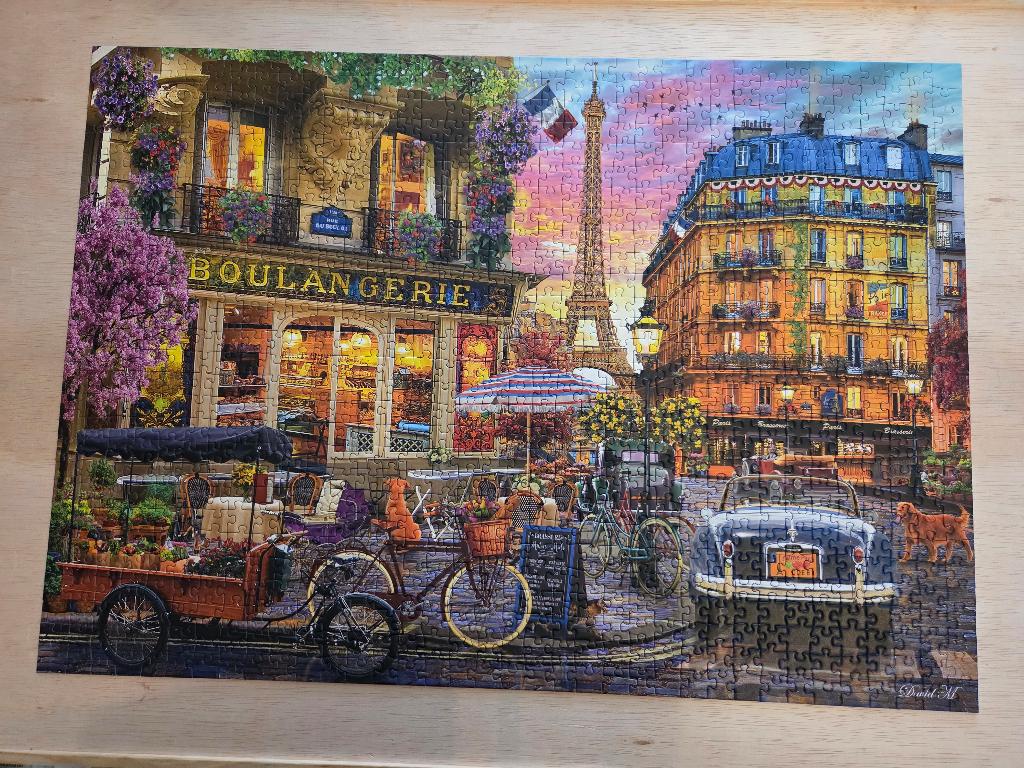Ravensburger: Paris in the Dawn, Ophalen of Verzenden, 500 t/m 1500 stukjes, Zo goed als nieuw, Legpuzzel