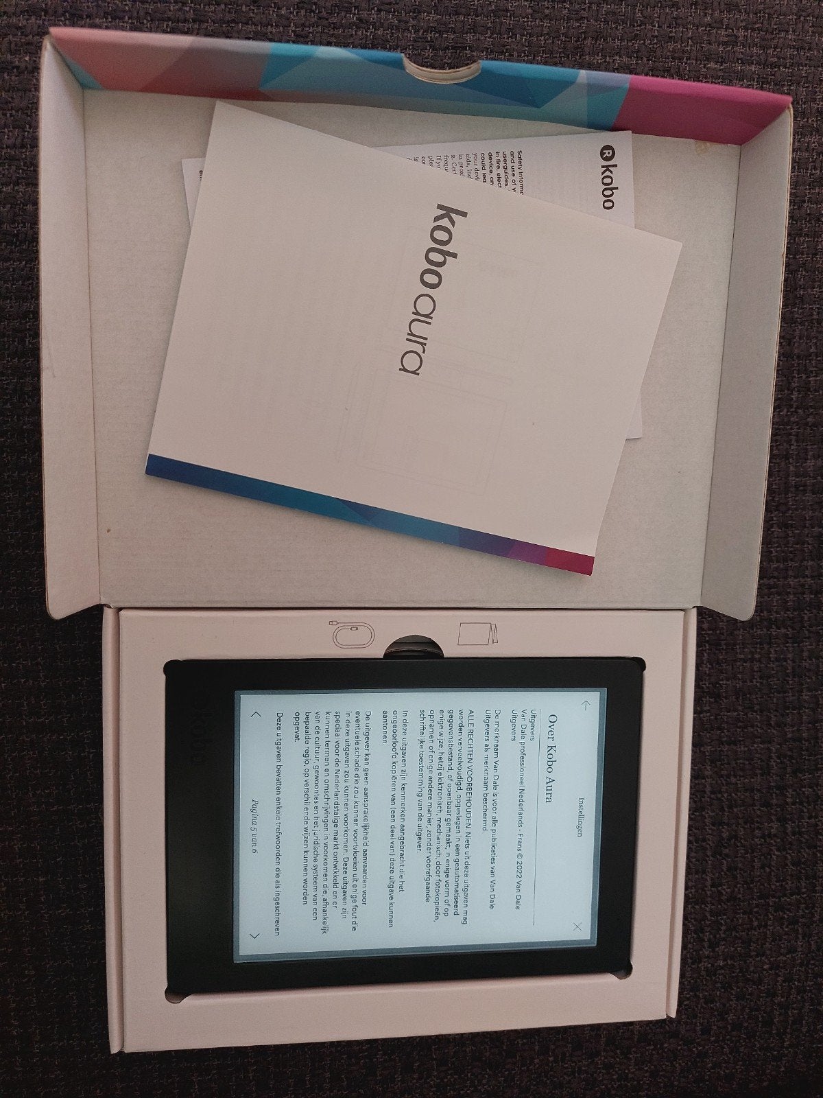 Kobo Aura edition 2 e-reader - Zo goed als nieuw, Computers en Software, 6 inch of minder, Kobo, Ophalen of Verzenden, Zo goed als nieuw