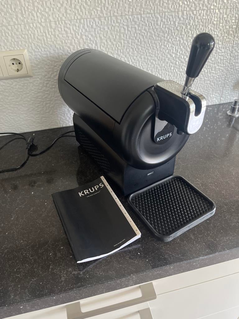 Krups The Sub Compact thuistap - Zwart, Overige modellen, Overige typen, 10 kopjes of meer, Ophalen of Verzenden