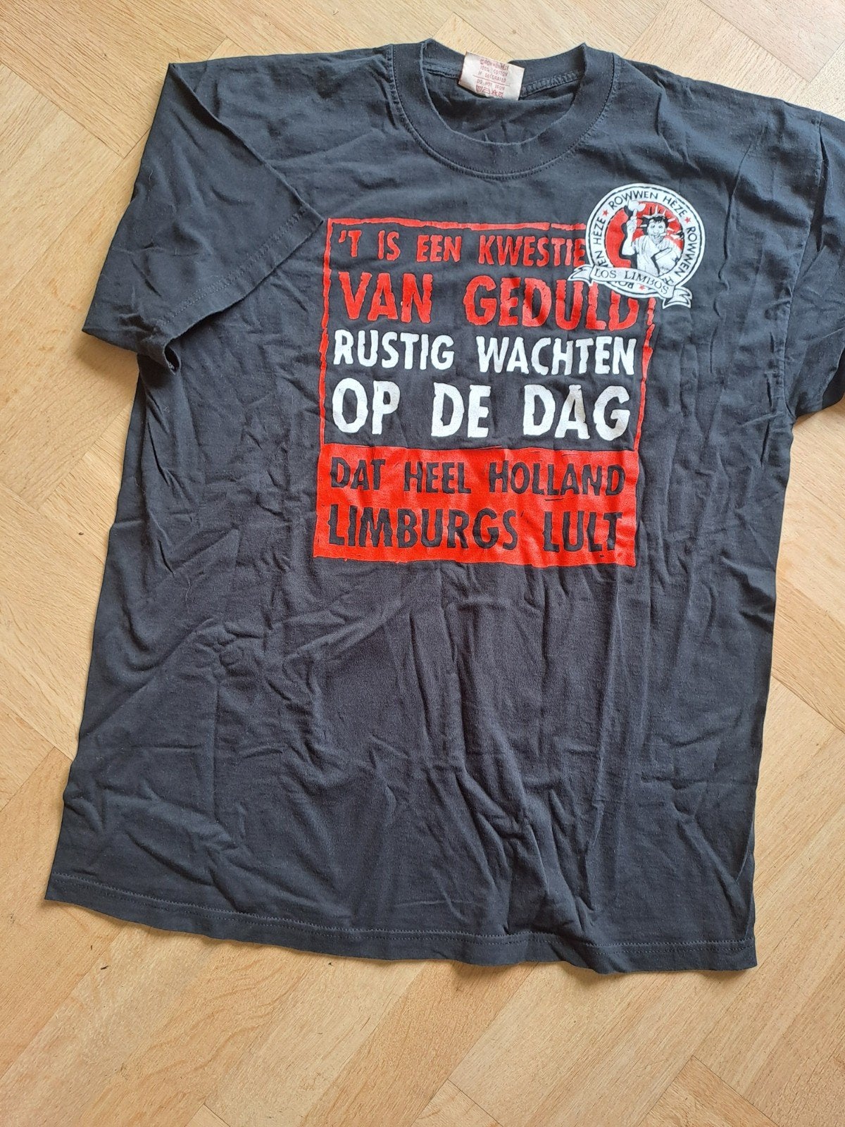 Zwart T-shirt Rowwen Heze mt XL, Ophalen of Verzenden, Zo goed als nieuw, Maat 56/58 (XL), Zwart