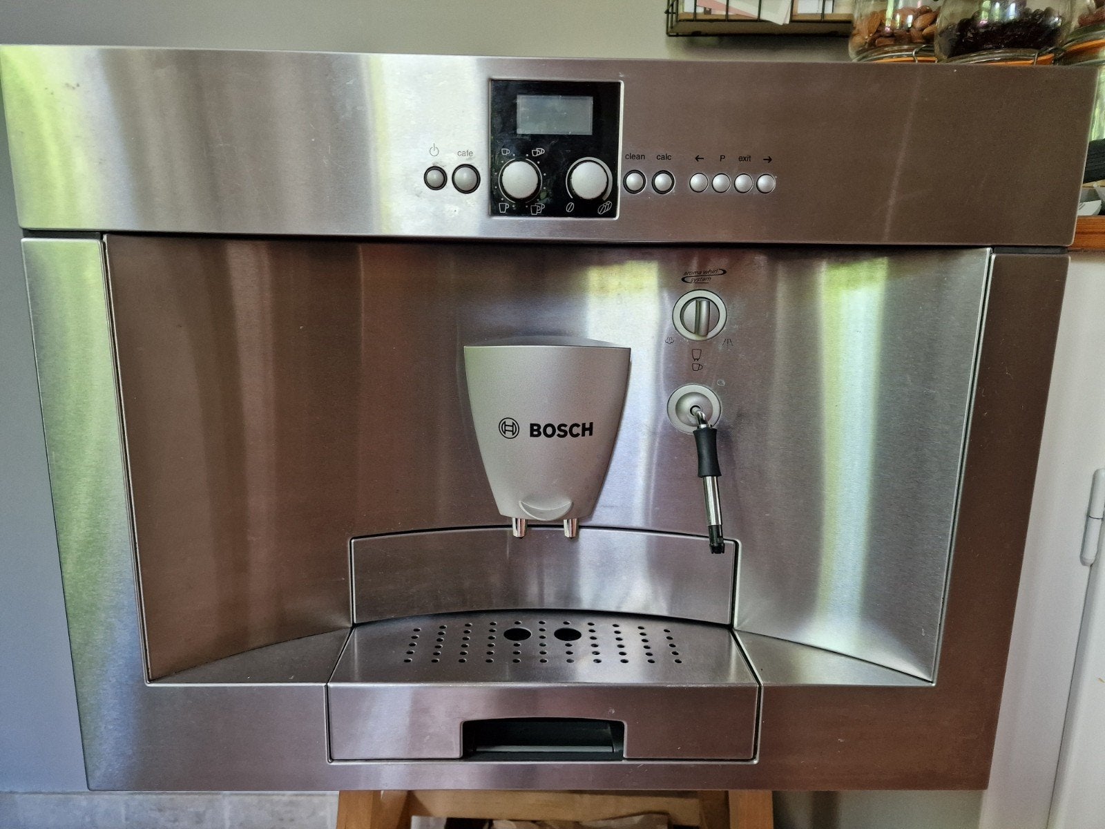 Bosch TKN68E751 Inbouw Koffiezetapparaat - Voor onderdelen, Witgoed en Apparatuur, Koffiezetapparaten, Ophalen, Niet werkend, Koffiemachine
