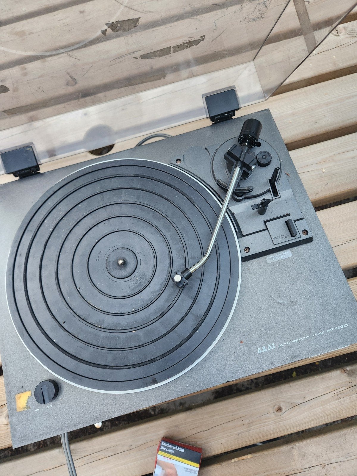 Akai AP-B20 Platenspeler - Werkt, maar heeft nazicht nodig, Audio, Tv en Foto, Platenspelers, Gebruikt, Automatisch, Ophalen of Verzenden