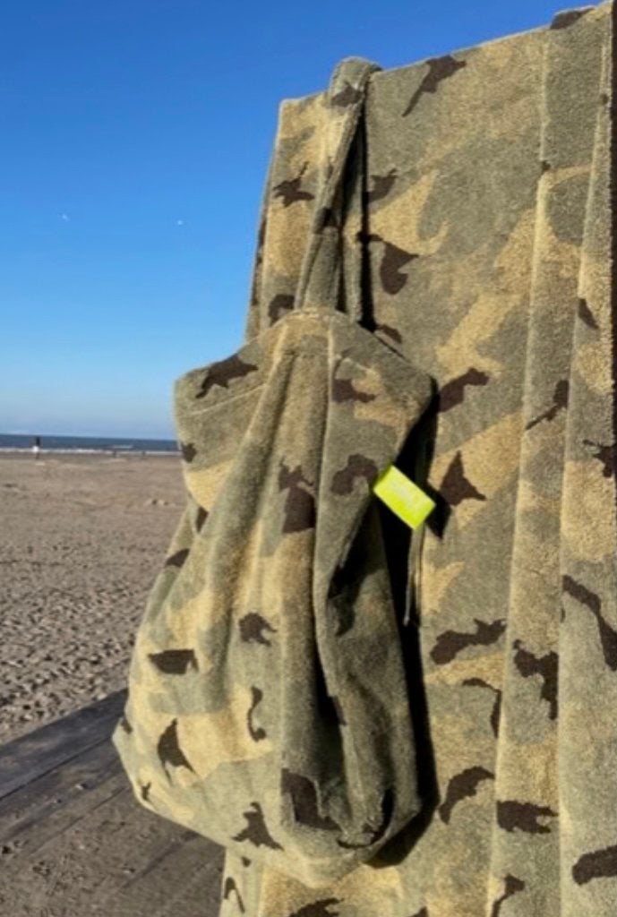 ️ grote partij badtextiel Camouflage dessin ️, Huis en Inrichting, Ophalen, Overige merken, Handdoek, Nieuw