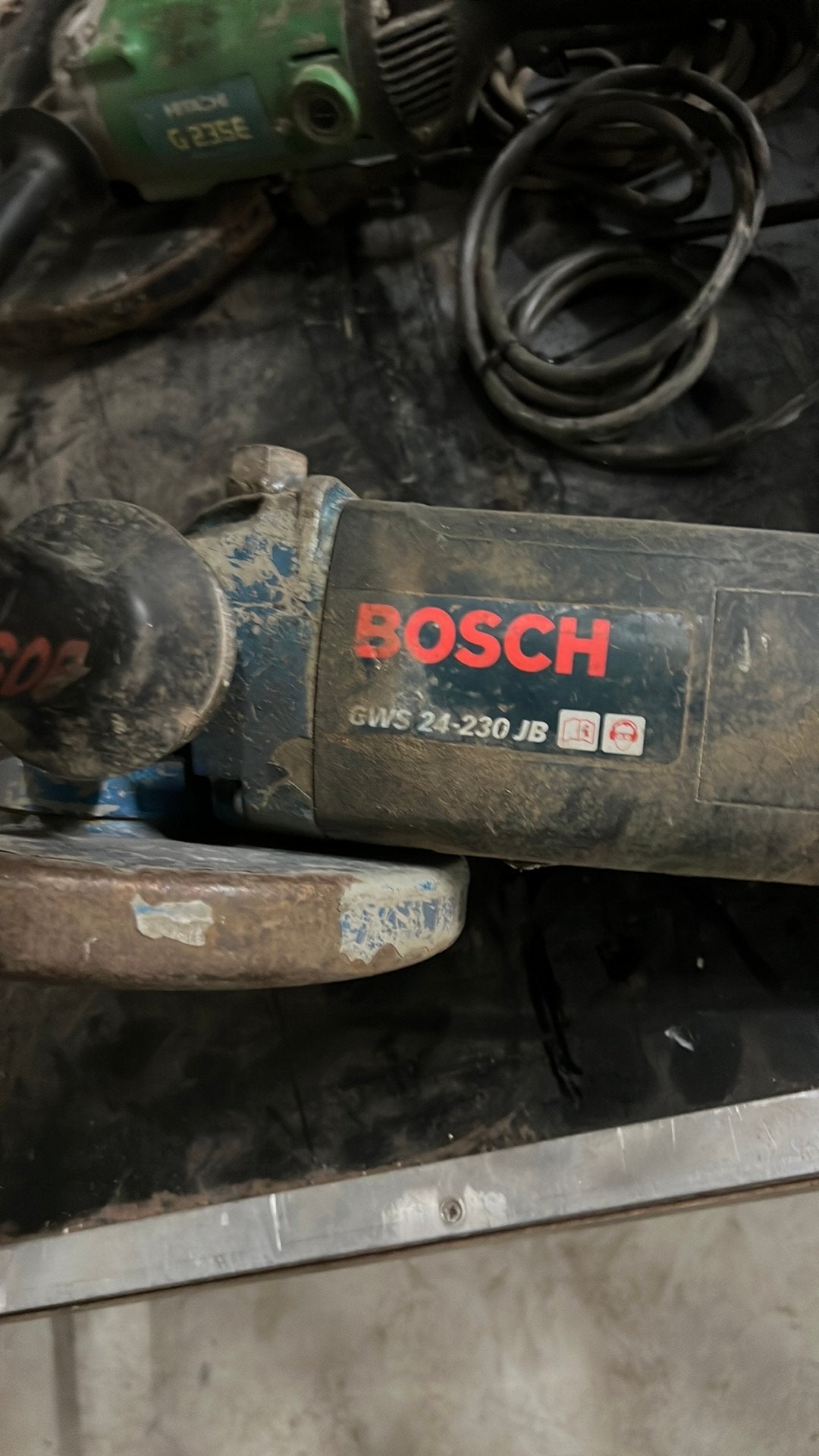 Bosch gws 24 230, Ophalen, Gebruikt, 1000 watt of meer, Haakse handslijpmachine