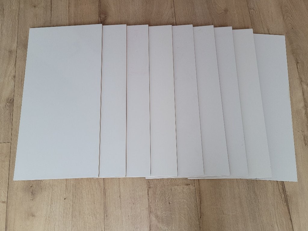 9 Witte glanzende wandtegels 30x60 *nieuw* ~ NH6504, Doe-het-zelf en Verbouw, Ophalen, 60 cm of meer, Nieuw, Minder dan 5 m²