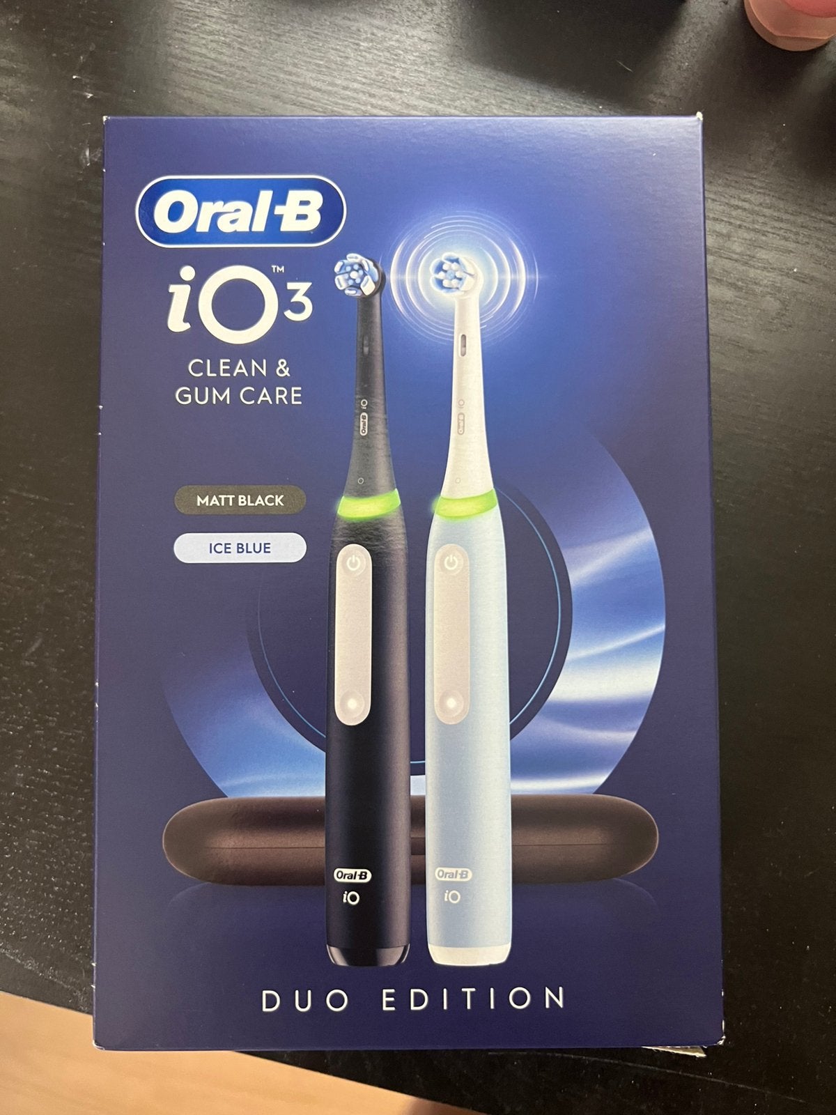Oral-B iO 3 Duo Edition Elektrische Tandenborstels – Nieuw, Ophalen of Verzenden, Zo goed als nieuw, Tandenborstel
