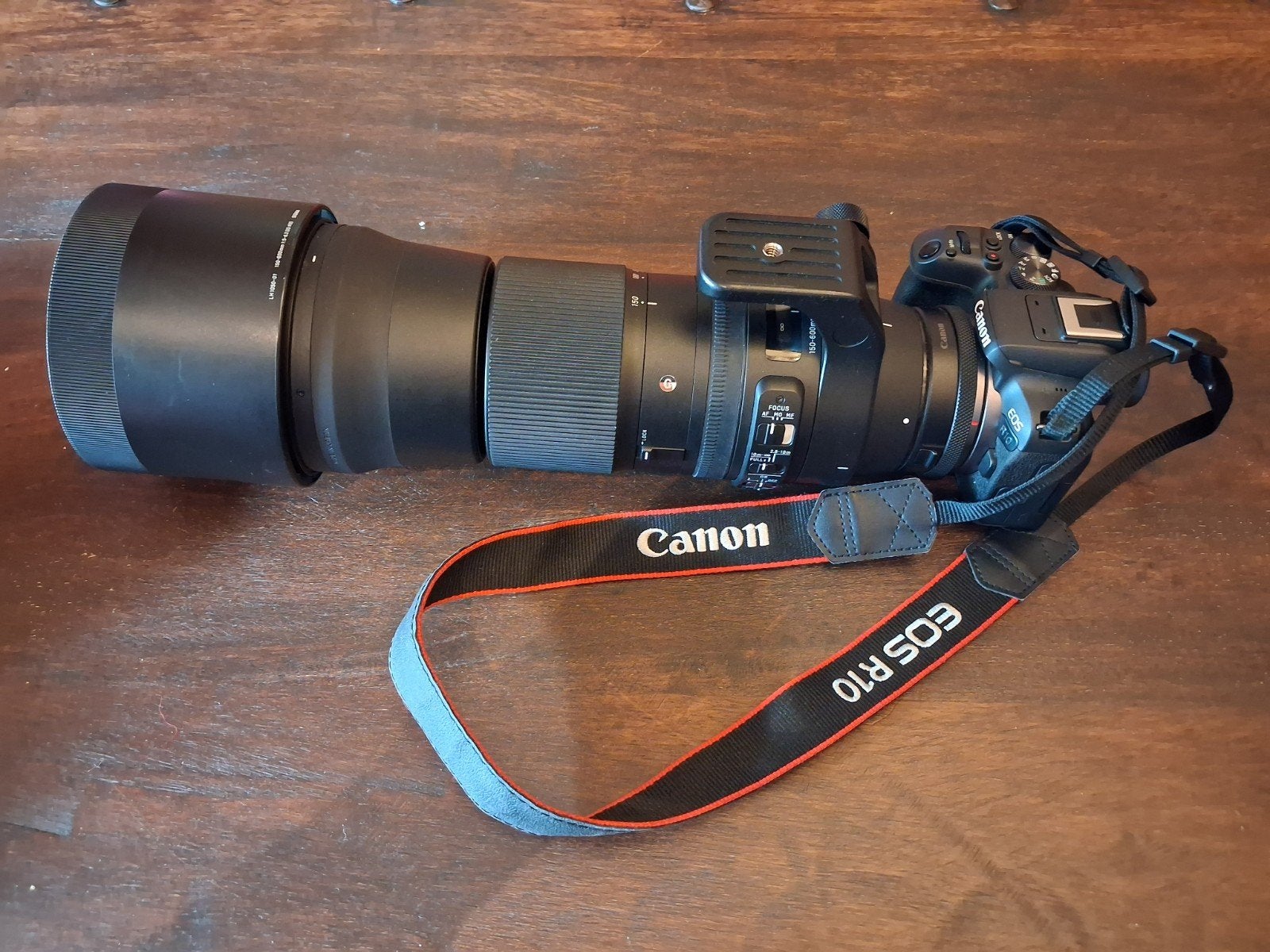 Camera Canon EOS R10 met telelens, Ophalen, Zo goed als nieuw, 20x of meer, Overige typen