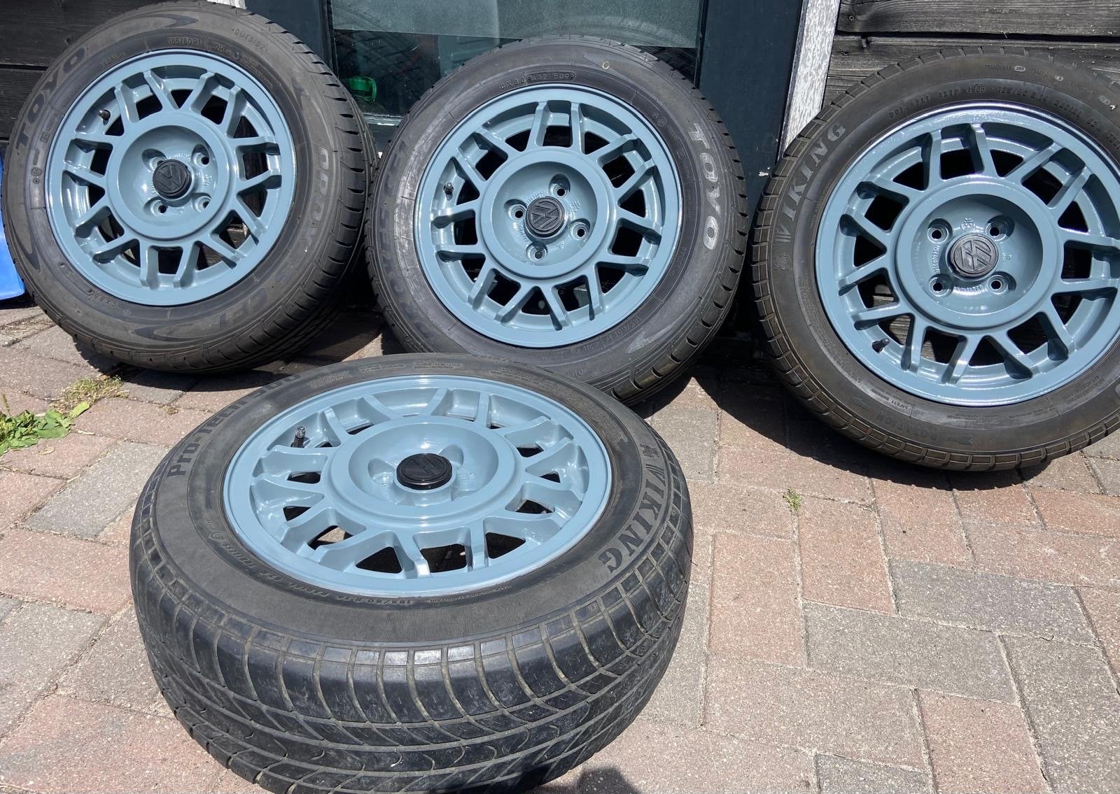 Snowflake 4x100 velgen met naafdiameter 57mm, Ophalen of Verzenden, Gebruikt