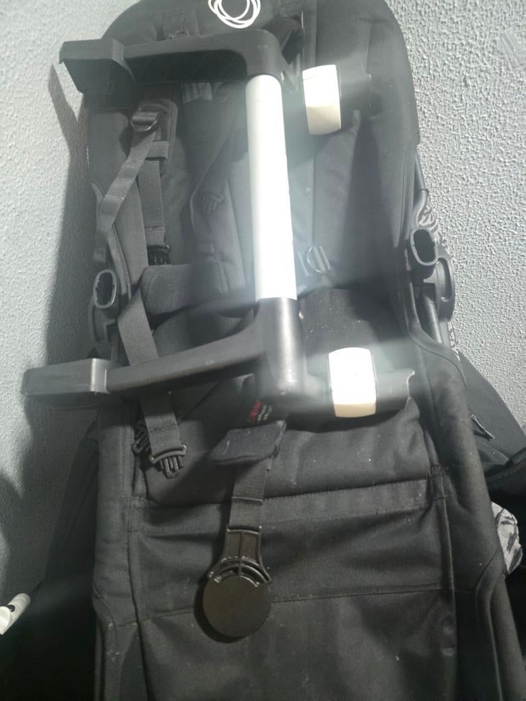 Bugaboo donkey 5 duo zwart., Ophalen, Gebruikt, Kinderwagen of Buggy