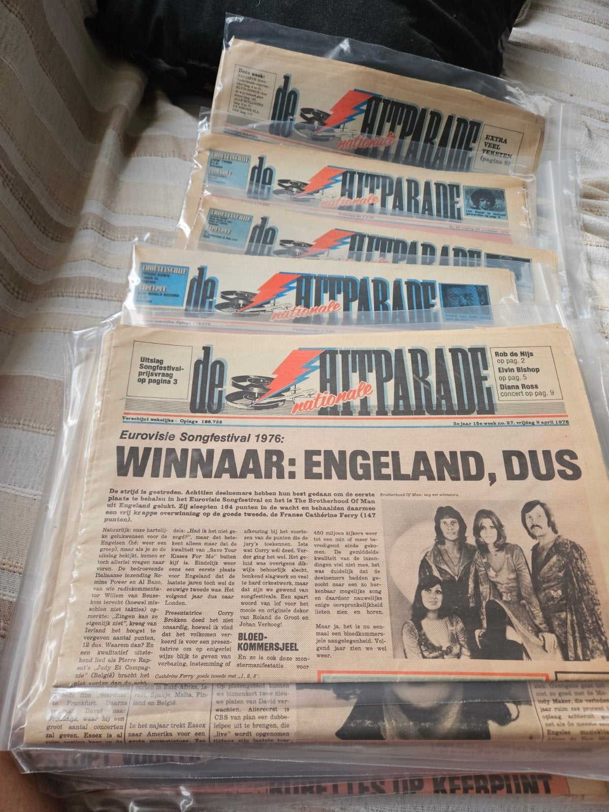 De nationale hitparade krant 18 stuks, Verzamelen, Ophalen of Verzenden