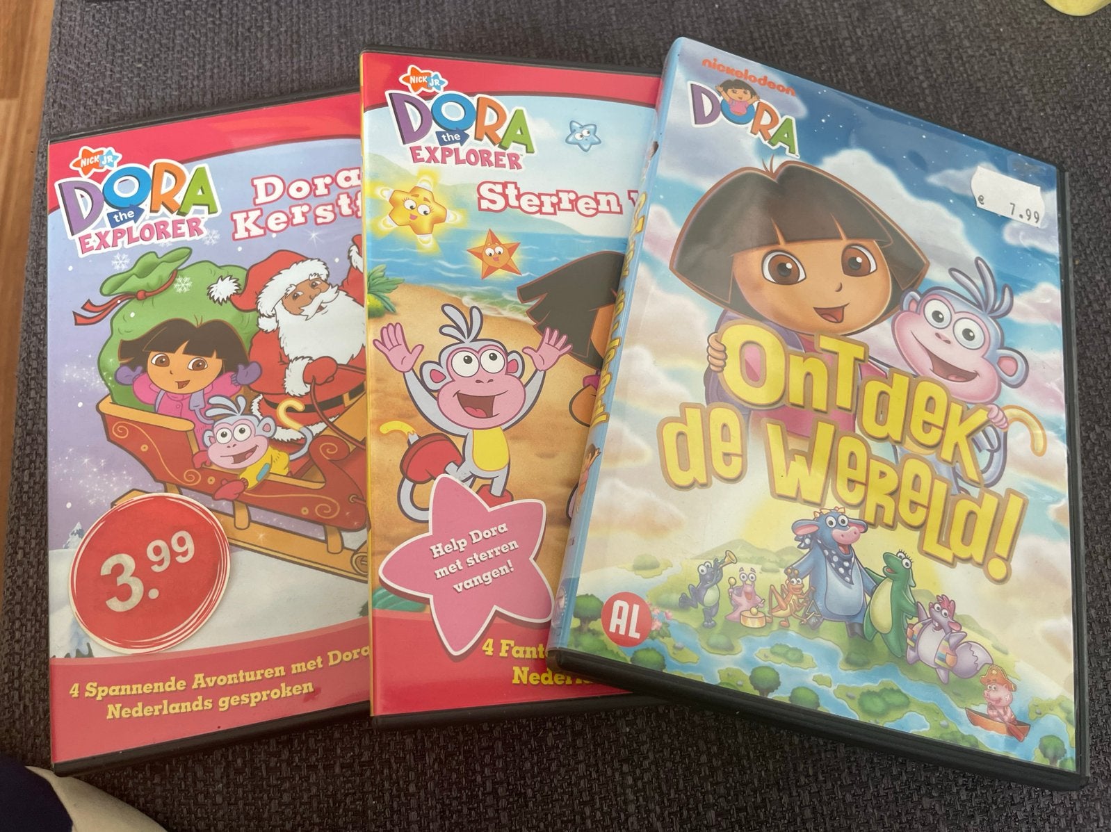 Dora the Explorer DVD Collectie - 3 films, Gebruikt, Verzamelbox, Alle leeftijden, Nederlands