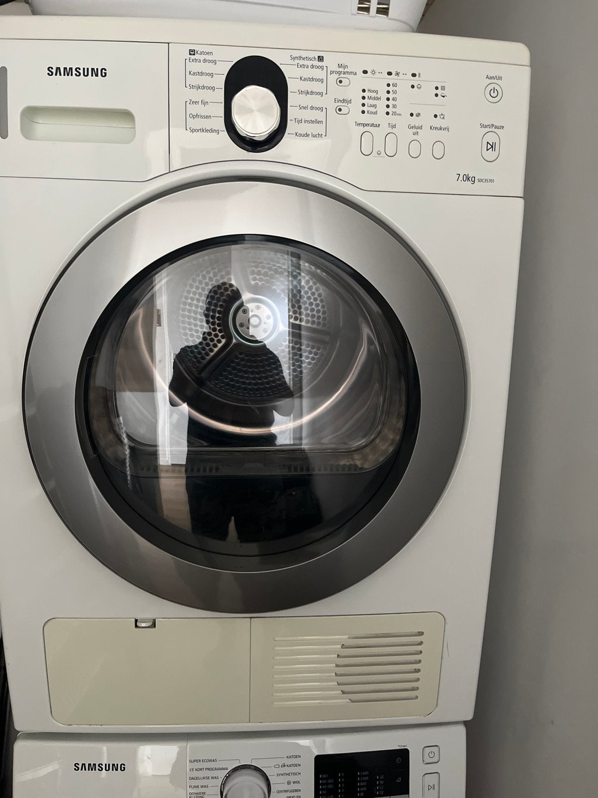 Defecte droger, Ophalen, 8 tot 10 kg, Voorlader, Niet werkend