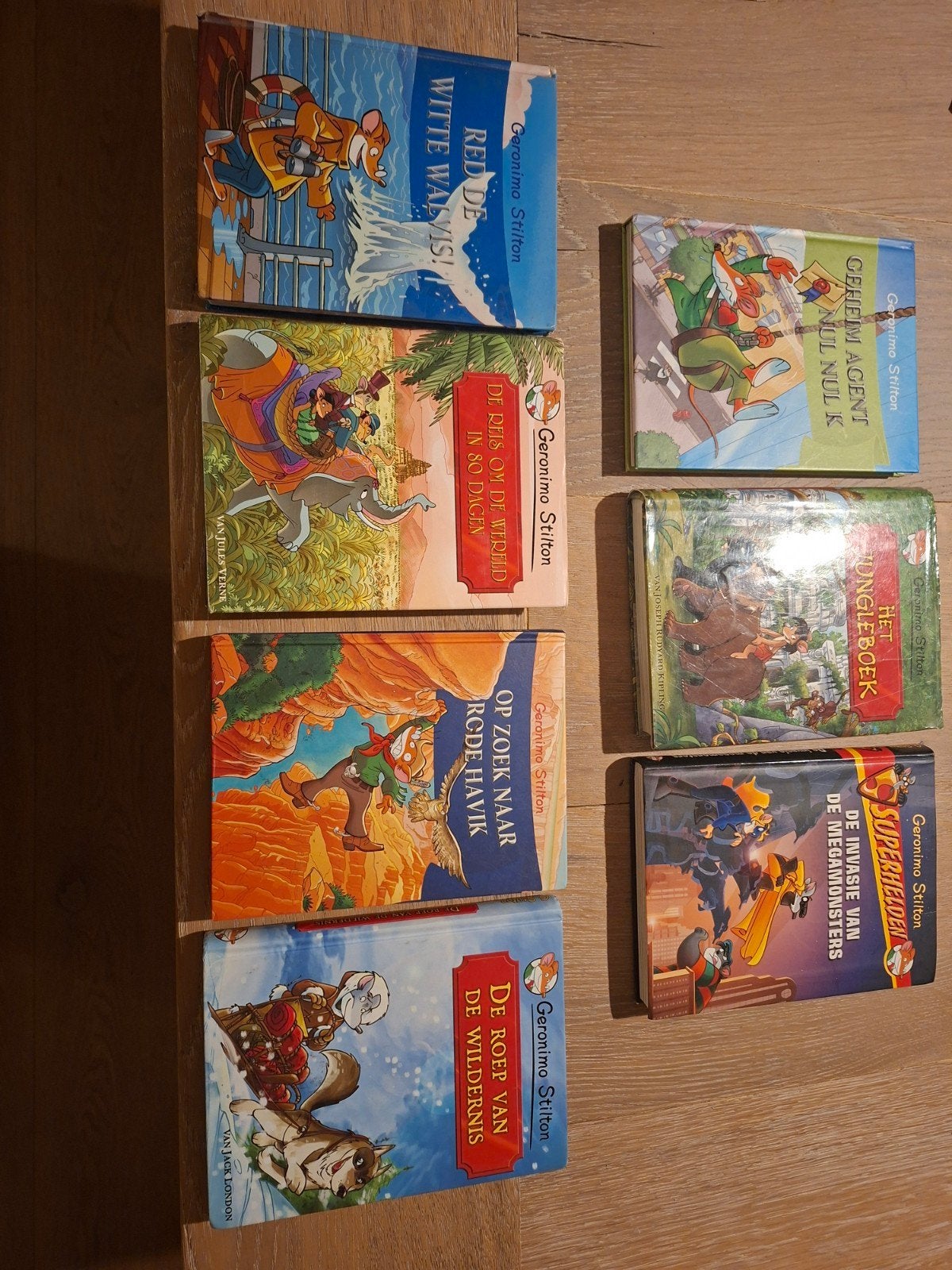 Geronimo Stilton kinderboeken set, Ophalen of Verzenden, Gelezen, Geronimo Stilton, Rudyard Kipling, Fictie algemeen